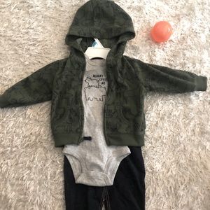 Carters 3 piece outfit boys 6mths